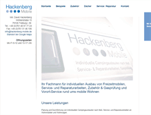 Tablet Screenshot of hackenberg-mobile.de